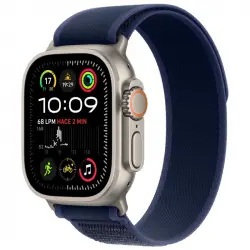 Apple Watch Ultra 2 GPS + Cellular 49mm Caja Natural Titanio con Correa Trail Loop M/L Azul