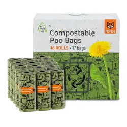 FOFOS Bolsas Excrementos para perros - 16 uds.