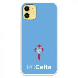 Funda Licencia Oficial RC Celta Escudo Fondo Azul para iPhone 11