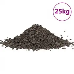 Grava De Basalto Negra 25 Kg 5-8 Mm Vidaxl