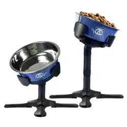 IntiMeg Soporte ajustable para comedero de perro - Una pieza
