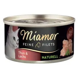 Miamor Filetes Finos Naturelle 6 x 80 g - Atún y salmón