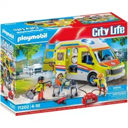 Playmobil City Life: Ambulacia con Luz y Sonido