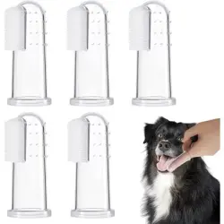UAMLY Cepillo de dientes con forma de dedo de gato - 5 artículos