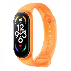 Xiaomi Correa de Silicona Neón Naranja para Smart Band 7