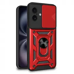 Cool Funda Hard Ring Roja para iPhone 16
