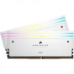 Corsair Dominator Titanium DDR5 6400MHz 96GB 2x48GB CL32 XMP Blanco