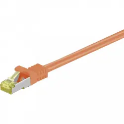 Goobay Cable de Red SFTP CAT7 25cm Naranja