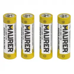 Maurer Pack 4 Pilas Alcalinas AA LR06