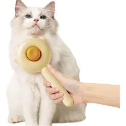 Pawffee CEPILLO PARA PEINAR MASCOTAS (AMARILLO) - 1 pieza