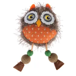 TIAKI Happy Owl juguete con hierba gatera - 1 unidad