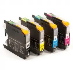 ZipZap Cartuchos Tinta Compatible con Brother LC-223 Multicolor Pack 20