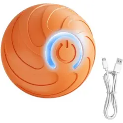 HausPets Bola rodante interactiva – Automática con luz – USB - LED recargable