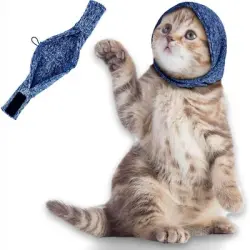 HausPets Orejeras azules ajustables para perros, talla S, 16x27 cm - Artículo 1