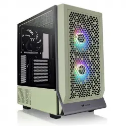 Thermaltake Ceres 300 TG ARGB Cristal Templado USB 3.2 Verde Matcha