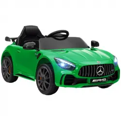 Aiyaplay Coche Eléctrico Para Niños De +3 Años Mercedes-Benz AMG GTR Verde