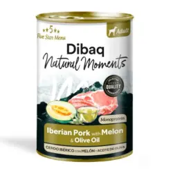 Dibaq Natural Moments Lata Cerdo con Melón para perro - 380 g