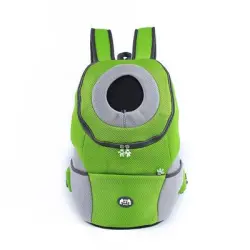 FurryFusion Mochila transportadora de viaje para gatos - Verde
