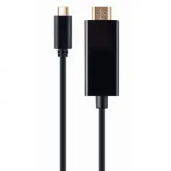 Gembird A-CM-HDMIM-02 Adaptador USB-C a HDMI Macho/Macho 4K 60hz 2m Negro