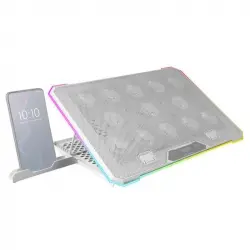 Mars Gaming MNBC13 Base Refrigeradora ARGB para Portátiles hasta 17" Blanca