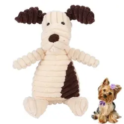 Pawffee  de peluche ruidoso con forma de cachorro - 10×20cm