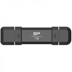 Silicon Power DS72 Memoria SSD Externa 1TB USB A+C 3.2 Gen 2 Negro