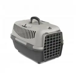 Transportin Para Mascotas 48x35x30cm Perros Gatos Animales Gris