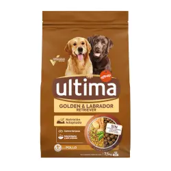 Ultima Golden&Labrador Retriever Pollo pienso para perros - 7.5 kg