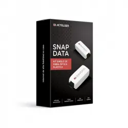 Actelser Kit Single de Fibra Óptica Plástica Snap Data 20m