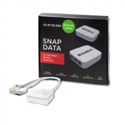 Actelser Pack Teletrabajo Plus Fibra Óptica Plástica Snap Data 40m