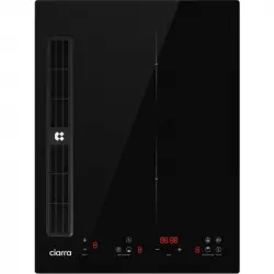 Ciarra One Placa de Inducción con Campana de Plasma Integrada 2 Zonas Temporizador de Reciclaje 39cm