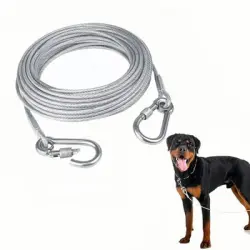 FurryFusion Correa para perros de acero inoxidable - Artículo 1