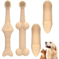 HausPets Juego de cepillos de dientes para mascotas - Artículo 1