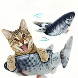 IntiMeg  para gatos: pez realista que se mueve - Una pieza