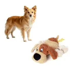 MCBOSON  masticable de color marrón y amarillo para perros grandes - 1 artículo