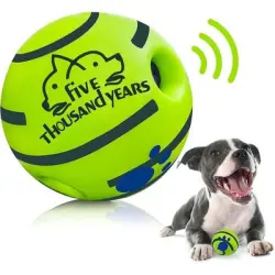 MCBOSON Pelota chirriante de juguete para perros de TPR - 1 Atascado