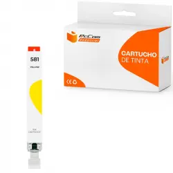 Pccom Essential Cartucho Tinta Compatible Canon CLI581XXL Amarillo