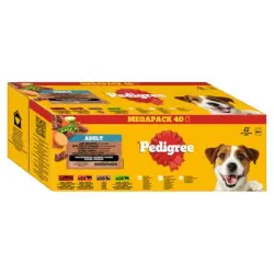Pedigree bolsitas 40 x 100 g - Selección de la tierra en salsa (4 variedades)