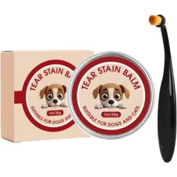 ZooVenture Quitamanchas de lágrimas de perro - Fórmula segura - Negro