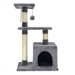 Árbol De Gato 50 X 30 X 80 Cm - Gris