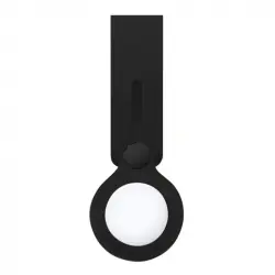 Cool Loop Llavero Silicona Negro Compatible con AirTag