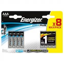 Energizer Max Plus Pilas Alcalinas AAA LR03 8 Unidades