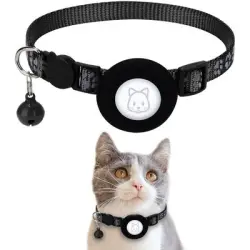 HausPets Collar reflectante ajustable de nailon con etiqueta de aire gatos - Artículo 1