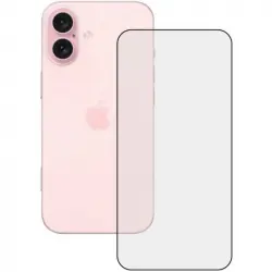 Ksix Protector de Pantalla Vidrio Templado con Borde Negro para iPhone 16