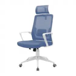 Mars Gaming MGC-ERGOLITE Silla Gaming Ergonómica Malla Transpirable y Soporte Lumbar Acero Azul