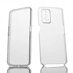 Max Power Digital Funda Doble Cara 360 Grados Silicona Transparente Para Oppo A54 5g / A74 5g / A93 5g