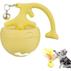 UAMLY Pelota interactiva inteligente para gatos - AMARILLO