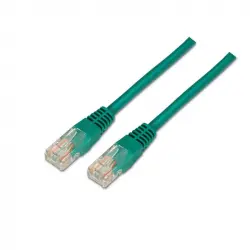 Aisens Cable de Red RJ45 UTP AWG24 Cat.5e 1m Verde