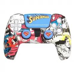 FR-TEC Superman Silicona + Grips + Sticker para PS5
