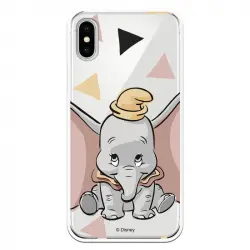 Funda Oficial Disney Dumbo Silueta Transparente para iPhone X